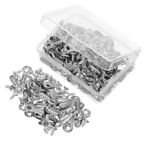 Lurrose 160 Stück Robuste Rückwand Befestigungselemente mit Schrauben für Sichere Montage Bilderrahmen Hardware Clips Lurrose 160 Stück Robuste Rückwand Befestigungselemente mit Schrauben für Sichere Montage Bilderrahmen Hardware Clips von Lurrose