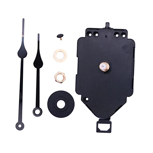 Lurrose 1Satz DIY Uhrwerk mit Taktmechanismus und Zeigersätzen Hochwertige Uhrteile für Wanduhren für Reparaturen und Projekte Kompatibel mit Verschiedenen Designs von Lurrose