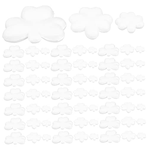 Lurrose 1set Bastelmaterial Selber Machen Künstliche Blumen Masse Grüne Girlande Gefälschte Outdoor-Pflanzen Kunstrasen Im Freien Gefälschte Gartenpflanzen Polypropylenschaum 100pcs von Lurrose
