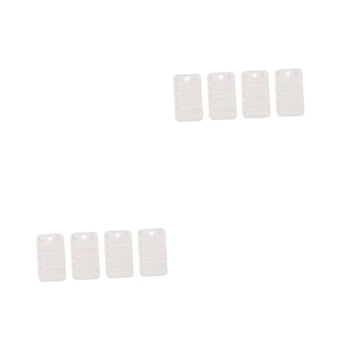 Lurrose 2 Sätze Booster-pad Sofa-nivellierungsscheiben Ausgleichsscheiben Zum Nivellieren Abstandshalter Möbel Ausgleichsscheiben Für Das Bett Kunststoffkeil Plastik Weiß 4 Stück * 2 von Lurrose