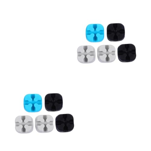Lurrose 2 Sätze Kabelorganizer Multifunktionale Kabelhalter Aus Hochwertigem Für Effektives Kabelmanagement Geeignet Für Schreibtisch Und Zuhause 5 Stück * 2 von Lurrose