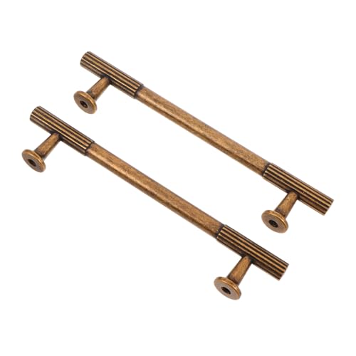 Lurrose 2 Sätze Vintage Möbelgriffe Retro Stil Gelbbronze Zinklegierung Schubladengriffe für Küchenschränke Kleiderschränke Kommoden und Möbel Lurrose 2 Sätze Vintage Möbelgriffe Retro Stil Gelbbronze Zinklegierung Schubladengriffe für Küchenschränke Kleiderschränke Kommoden und Möbel von Lurrose
