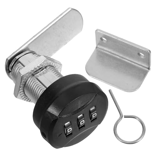 Lurrose 2 Sätze mechanisches Zahlenschloss: Mechanisches Passwortschloss aus Zinklegierung für Briefkasten-, Aktenschrank- und Schubladen – Teile für Tresore im Homeoffice Lurrose 2 Sätze mechanisches Zahlenschloss: Mechanisches Passwortschloss aus Zinklegierung für Briefkasten-, Aktenschrank- und Schubladen – Teile für Tresore im Homeoffice von Lurrose