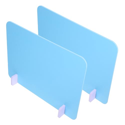 Lurrose 2 Sets Freistehende Akustische Schreibtisch-Trennwände für Schüler und Büros, Tragbare Sichtschutzwände mit Stützfüßen für Tests, Lernen, Arbeiten und Essbereiche, Sky-Blau Lurrose 2 Sets Freistehende Akustische Schreibtisch-Trennwände für Schüler und Büros, Tragbare Sichtschutzwände mit Stützfüßen für Tests, Lernen, Arbeiten und Essbereiche, Sky-Blau von Lurrose