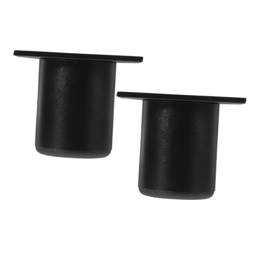 Lurrose 2 Stück Aluminiumlegierung Schrankfüße Schränke Couch Nivellierfüße für Möbel einstellbar Unterstützung Ersatz-Sofabeine Möbelbein verstellbare Tischbeine Black von Lurrose