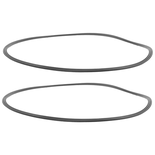 Lurrose 2 Stück Chassis -Gummi -Streifen Schutzring für Barhocker Barhocker-Basisring Beleg Bodenschutz für Barhocker Barhocker-Ring Gummiring-Barstuhlbasis Gummiringe für Barstuhl Schwarz von Lurrose