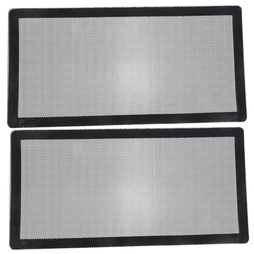 Lurrose 2 Stück Computerzubehör Ersatz filtern für Schreibtisch bewachen Laptop kühlung Holzkohle Computermaschenfilter Computerlüfterfilter Computerfilter magnetisch Black von Lurrose