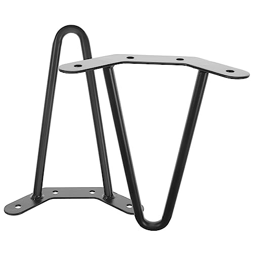 Lurrose 2 Stück Einfache Tischbeine Klein Möbelbeine Unterstützung Ende Form Haarnadel Couchtischbeine Kaffee Schreibtisch Beine Für Tisch Stiftbeine Für Möbel Black Eisen von Lurrose