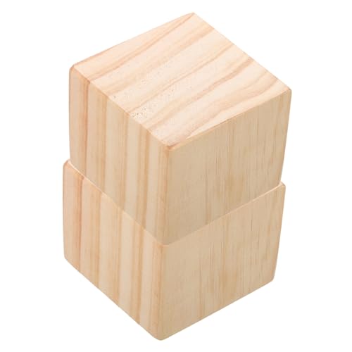 Lurrose 2stücke Holzblöcke Für Möbelanhebung Stabile Holzunterlagen Zur Erhöhung Von Sofa Bett Stuhl Und Tisch Für Zusätzlichen Stauraum von Lurrose