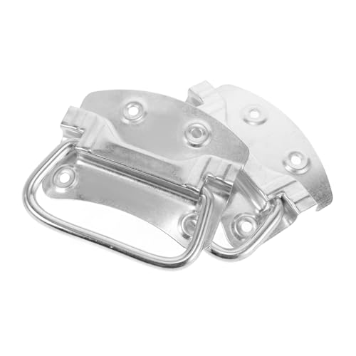 Lurrose 2 Stück Metallgriff für Werkzeugkasten Klappbarer Robuster Ring Ziehgriff aus Stahl Ergonomisch Gebogen Einfach zu Montieren für Truhen Kisten Schränke und Türen Lurrose 2 Stück Metallgriff für Werkzeugkasten Klappbarer Robuster Ring Ziehgriff aus Stahl Ergonomisch Gebogen Einfach zu Montieren für Truhen Kisten Schränke und Türen von Lurrose