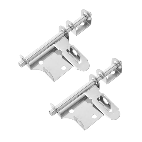 Lurrose 2 Stück Riegel Türschloss Zimmertürschloss Tür Sicherheitsschloss Türschraubenschloss Für Innen Schiebeschloss Aus Edelstahl Riegelschloss Aus Edelstahl Silber Rostfreier Stahl Lurrose 2 Stück Riegel Türschloss Zimmertürschloss Tür Sicherheitsschloss Türschraubenschloss Für Innen Schiebeschloss Aus Edelstahl Riegelschloss Aus Edelstahl Silber Rostfreier Stahl von Lurrose