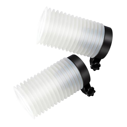 Lurrose 2 Stück Staubschutz Bohrstaubsammler Bohrkappen für Elektrohammer und Bohrmaschine Effektive Staubabsaugung Robuste Schutzabdeckung für Sauberes Bohren bei Heimwerker und Profis von Lurrose