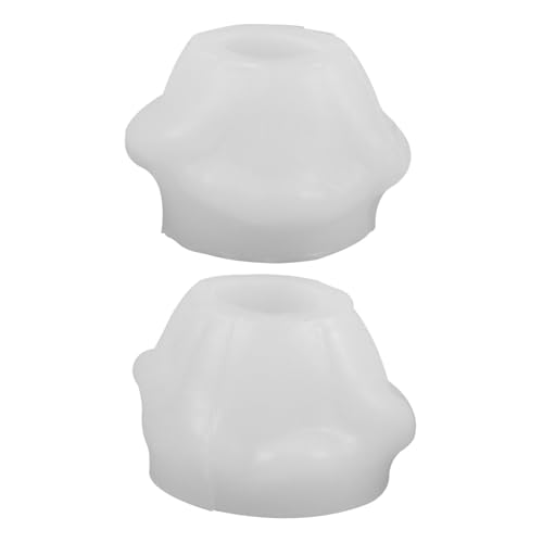 Lurrose 2 Stück Teiliges Silikon Rosenform Blütenformige Seifen Kerzenform für DIY Handgemachte Seifen Kerzen Wachs und Harzgießen Flexibel Antihaftbeschichtet Vielseitig für Kreative von Lurrose