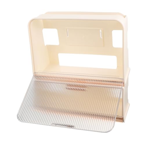 Lurrose 2 Stück Wandmontierte Router Aufbewahrungsbox Teiliges Kabelmanagement Box mit Großer Kapazität Transparentes Design Verstecken von WLAN Routern und Steckdosen aus Robustem von Lurrose