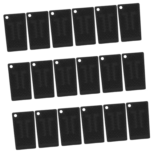 Lurrose 20 Stück Teiliges Möbel nivellierset Stapelbare Anti rutsch Balance Pads für Waschmaschine Sofa Tisch Schrank Präzise Verstellbar Vibrationsdämpfend Schutz vor Feuchtigkeit von Lurrose