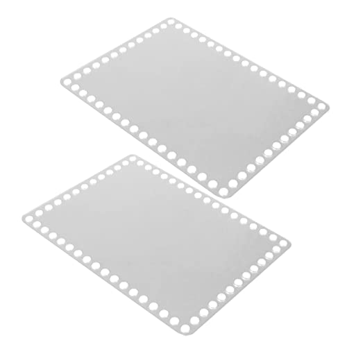 Lurrose 2St acrylplatte light airpl Flugmaterial DIY Zubehör Abmessungen japanische Accessoires werkzeug Webbrett Webmaterial Weben Kunsthandwerk Acryl- Gewobener Korb 15c Bodenplatte von Lurrose