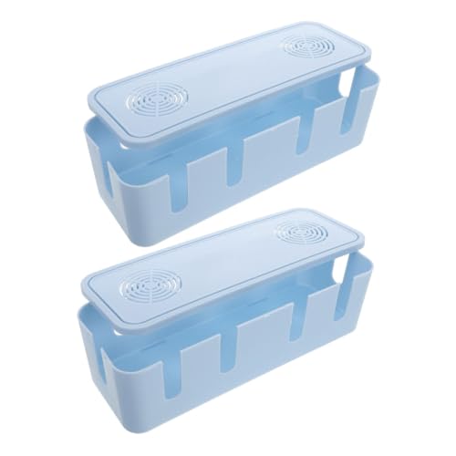 Lurrose 2pcs -kabelverwaltung Organizer Schreibtisch Kordnabel Für Das Laden Von Kabeln Hochkapazität Streifen Organizer Elektrische Kabel Organizer Kabel Speicherbox von Lurrose
