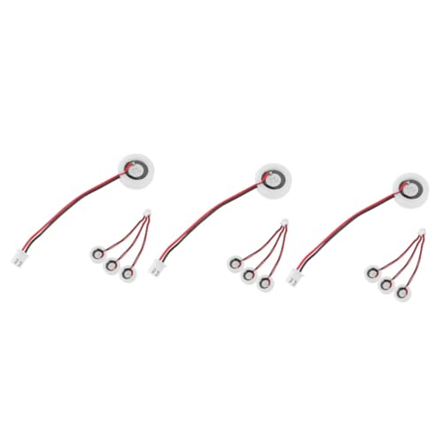 Lurrose 3 Sätze Keramische Nebelplatten Für Luftbefeuchter Hochfrequente Zerstäuber Ersatzteile Kompatibel Mit Verschiedenen Modellen Für Effiziente Befeuchtung 4 Stück * 3 von Lurrose