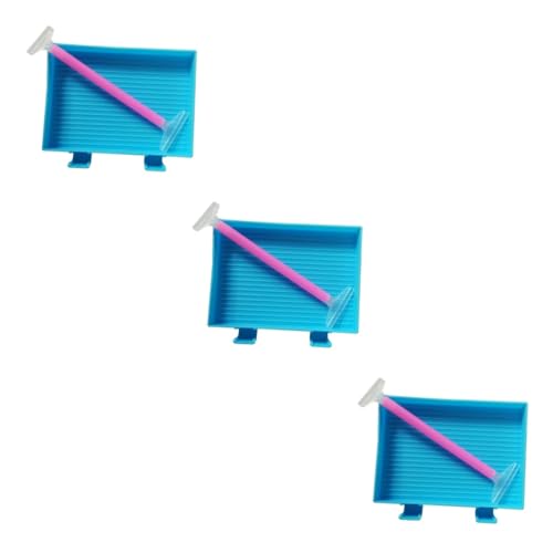 Lurrose 3 Sätze Teiliges Rhinestone Painting Set Mit Korrekturpen Und Großem Tray Blau Rosé DIY Werkzeuge Für Präzise Rhinestone Bilder Und Kreative Projekte 2 Stück * 3 von Lurrose