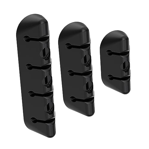 Lurrose 3 Stück Magnetische Kabelhalter Selbstklebend Tpr Kabelclips für Schreibtisch Büro Vielseitige Kabelführung für Ladekabel USB Stromkabel Kompakte Organizer für Effizientes Lurrose 3 Stück Magnetische Kabelhalter Selbstklebend Tpr Kabelclips für Schreibtisch Büro Vielseitige Kabelführung für Ladekabel USB Stromkabel Kompakte Organizer für Effizientes von Lurrose