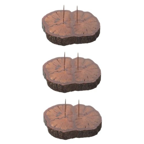 Lurrose 3stücke Felt Doll Display Stand Handgefertigter Holzsockel Für Puppen Ständer Für Filztiere Für Schreibtisch Und Vitrinen Kleine von Lurrose