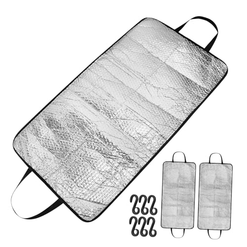 Lurrose 3 Stück Teiliges Mini Split Klimageräte Abdeckung Uv Beständige Aluminiumfolie Außeneinheit Schutz Wetterfest Einfache Montage Energieeffizient für Haus Büro von Lurrose