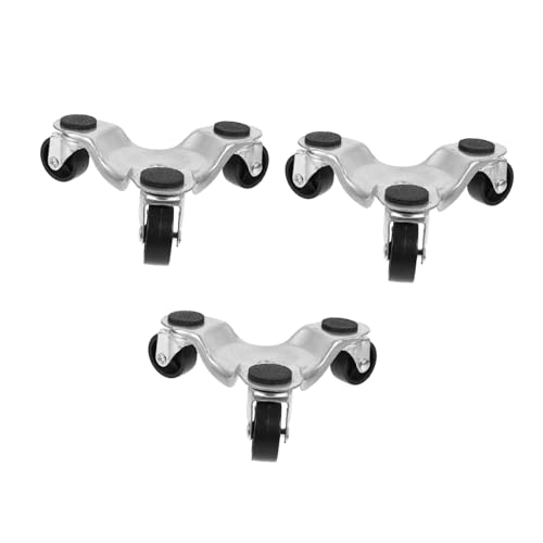 Lurrose 3 Stück Teiliges Möbelheber mit Stahl Dreieck Drehbare Möbeltransportrollen für Schwere Möbel Multifunktionaler Möbelroller mit Gepolsterter Oberfläche für Einfache Bewegung von von Lurrose