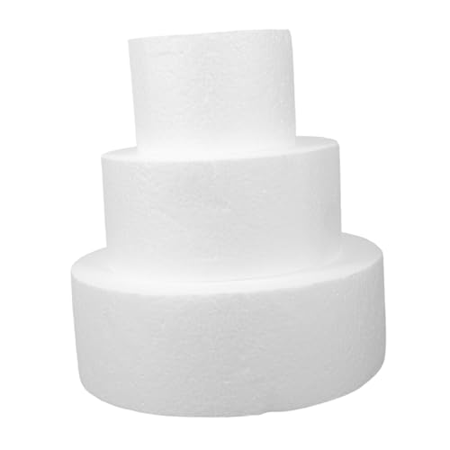 Lurrose 3 Stück Teiliges Schaumstoff Kuchenmodell Ø Stabile Übungstorten Dummies aus Flexiblem Glattem Schaumstoff für Backzubehör Tortendekoration Vielseitig für Party Deko und Übung Lurrose 3 Stück Teiliges Schaumstoff Kuchenmodell Ø Stabile Übungstorten Dummies aus Flexiblem Glattem Schaumstoff für Backzubehör Tortendekoration Vielseitig für Party Deko und Übung von Lurrose