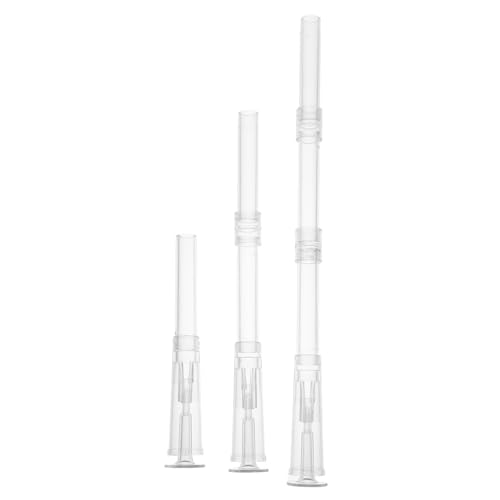 Lurrose 3 Stück transparente Springbrunnendüse, Mini-Wasserpumpe für Aquarien, kleine Springbrunnenpumpe, Pilz-Sprühdüse, Schreibtisch-Wasserspiel für das Home Office von Lurrose