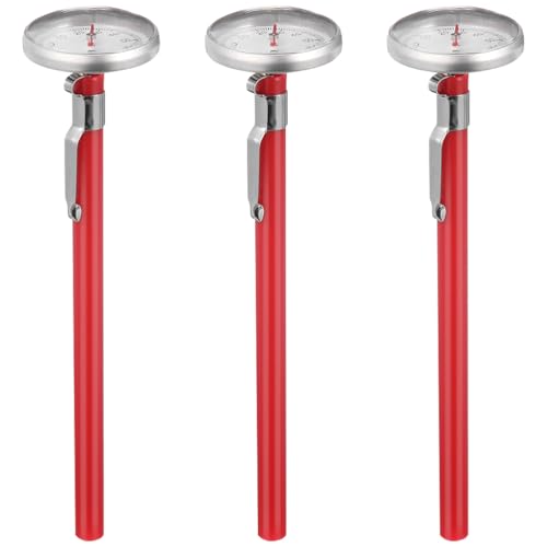 Lurrose 3-teiliges Klimaanlagenthermometer fürs Auto: Mechanisches Thermometer, genaue Messung – Klimaanlagen-Temperaturmesser für den Fahrzeuginnenraum von Lurrose
