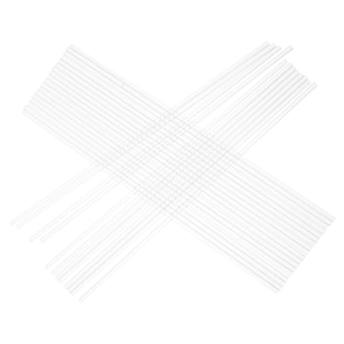 Lurrose 30stücke Acrylstäbe Für Tortenaufsätze Zylinderstäbe Zum Basteln Klare Acryldübelstäbe Für Handwerk Mit Robuster Qualität Und Einfacher Handhabung von Lurrose