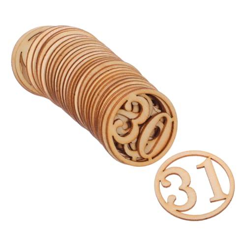 Lurrose 31 Stück Teiliges Holz-zahlenscheiben Unbehandelte Holzornamente DIY Basteln Bemalbar Lernspielzeug Weihnachtsdeko Hochzeit Lehrmaterial Holzformen Lurrose 31 Stück Teiliges Holz-zahlenscheiben Unbehandelte Holzornamente DIY Basteln Bemalbar Lernspielzeug Weihnachtsdeko Hochzeit Lehrmaterial Holzformen von Lurrose