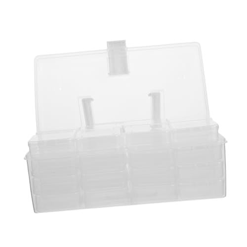 Lurrose 32gitter Aufbewahrungsbox Aus Kunststoff Für Schmuck Fächer Transparenter Organizer Mit Griffdesign Für Reisen Geeignet Für Kleinteile Perlen Und DIY-schmuck Lurrose 32gitter Aufbewahrungsbox Aus Kunststoff Für Schmuck Fächer Transparenter Organizer Mit Griffdesign Für Reisen Geeignet Für Kleinteile Perlen Und DIY-schmuck von Lurrose