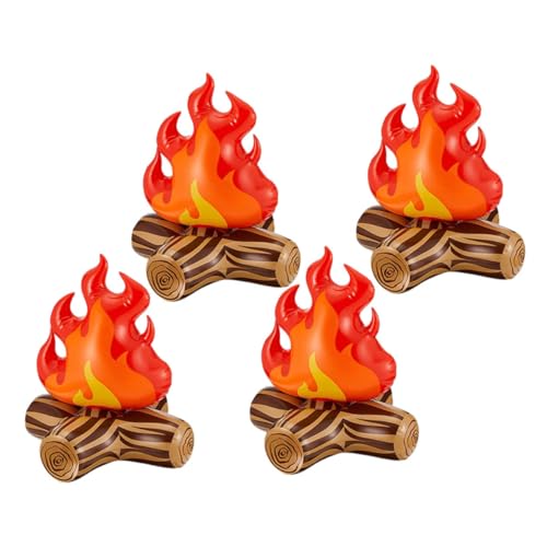 Lurrose 4 STK. Teiliges Aufblasbares Campingdekorationen Dekoration Realistische Gefälschte Flammen Party Outdoor Camping Atmosphäre Requisiten Wetterfest Leicht Transportierbar Lurrose 4 STK. Teiliges Aufblasbares Campingdekorationen Dekoration Realistische Gefälschte Flammen Party Outdoor Camping Atmosphäre Requisiten Wetterfest Leicht Transportierbar von Lurrose