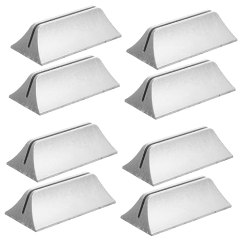 Lurrose 4 Sätze Hustenschutz-stützklemme Schreibtisch Sichtschutz-Clip Raumteiler Papierklammer Paperclips Bildschirmpartitionsclip Clip Für Trennwandhalterung Plastik Silver 2 Stücke * 4 von Lurrose