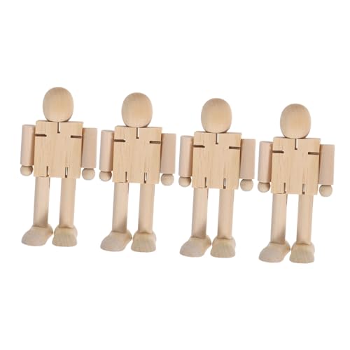 Lurrose 4 Stück Holzroboter Roboterholz zeichnen Peg-Puppe Bemalen von Roboterfiguren unfertige Holzfigur Holzfiguren Menschen Puppenkörper aus Holz menschenfigur aus holz Holzpuppe Beige Lurrose 4 Stück Holzroboter Roboterholz zeichnen Peg-Puppe Bemalen von Roboterfiguren unfertige Holzfigur Holzfiguren Menschen Puppenkörper aus Holz menschenfigur aus holz Holzpuppe Beige von Lurrose