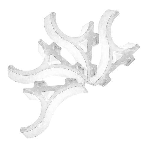 Lurrose 4 Stück Kühlschrank Regal Clips Aluminiumlegierung Praktische Haken für Gefrierfach zur Stabilen Aufbewahrung von Lebensmitteln Installieren und Langlebig Lurrose 4 Stück Kühlschrank Regal Clips Aluminiumlegierung Praktische Haken für Gefrierfach zur Stabilen Aufbewahrung von Lebensmitteln Installieren und Langlebig von Lurrose