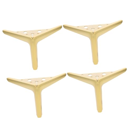 Lurrose 4 Stück Metallschrankbeine modern schlank Kommode Beine Steigleitung Pflicht strapazierfähige Möbelbeine Couchtischbeine aus Metall Sofabein aus Metall kaltgewalzter Stahl Golden Lurrose 4 Stück Metallschrankbeine modern schlank Kommode Beine Steigleitung Pflicht strapazierfähige Möbelbeine Couchtischbeine aus Metall Sofabein aus Metall kaltgewalzter Stahl Golden von Lurrose