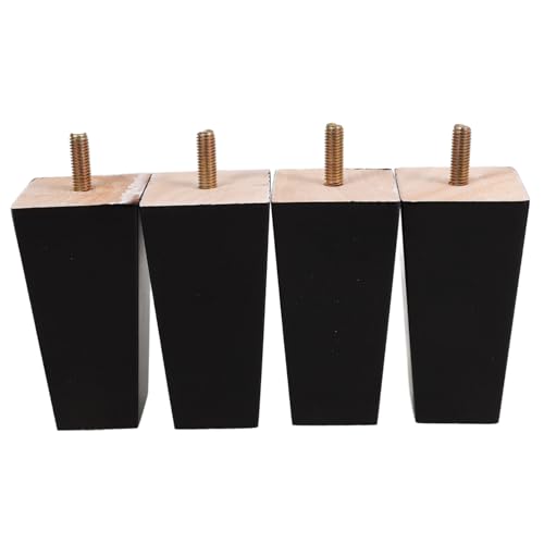 Lurrose 4 Stück Möbelbeine Ersatzbeine Für Sofa Stuhlbeine Ersetzen Ersatz-sofabeine Kleine Tischbeine Holzbeine Sofa Füße Ersatz Austausch Der Bettbeine Riser Für Couchbeine Eisen Black von Lurrose