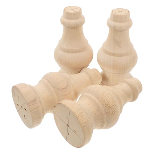 Lurrose 4 Stück Möbelbeine Massivem Holz Dekorative Ersatzbeine für Sofas Stühle und Schränke Rustikale Möbelbeine für Vielseitige Anwendungen für Moderne und Vintage Möbelstile Lurrose 4 Stück Möbelbeine Massivem Holz Dekorative Ersatzbeine für Sofas Stühle und Schränke Rustikale Möbelbeine für Vielseitige Anwendungen für Moderne und Vintage Möbelstile von Lurrose