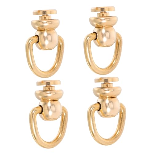 Lurrose 4 Stück Robuste D Ringe mit Drehbarem Verschluss für DIY Lederhandwerk Metall Riegel für Taschen Geldbörsen und Kreative Projekte Lurrose 4 Stück Robuste D Ringe mit Drehbarem Verschluss für DIY Lederhandwerk Metall Riegel für Taschen Geldbörsen und Kreative Projekte von Lurrose