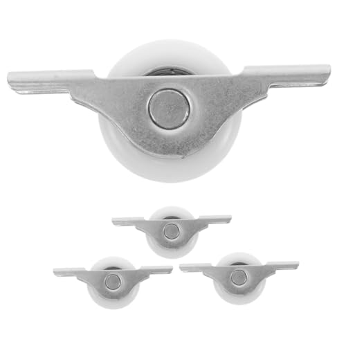 Lurrose 4 Stück Teiliges Schiebetürrollen mit U förmiger Nut Verschleißfest Langlebig und Leicht Gleitend Geeignet für Kleiderschränke Fenster und Schranktüren Einfache Montage Weiß Lurrose 4 Stück Teiliges Schiebetürrollen mit U förmiger Nut Verschleißfest Langlebig und Leicht Gleitend Geeignet für Kleiderschränke Fenster und Schranktüren Einfache Montage Weiß von Lurrose