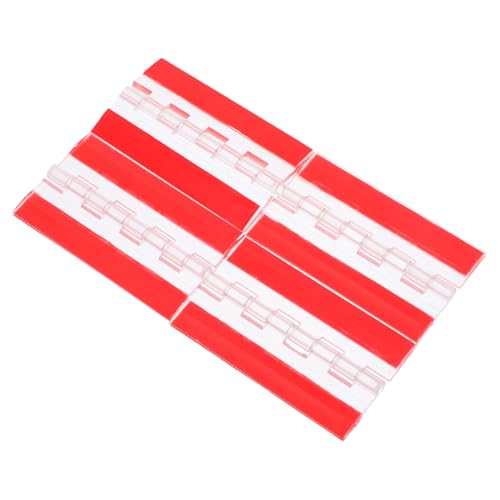 Lurrose 4 Stück Teiliges Selbstklebende Klappbare Scharniere für Kleine Schränke Schmuckkästen und DIY Projekte mit Starkem Haftkleber für Sichere Werkzeugfreie Montage von Lurrose
