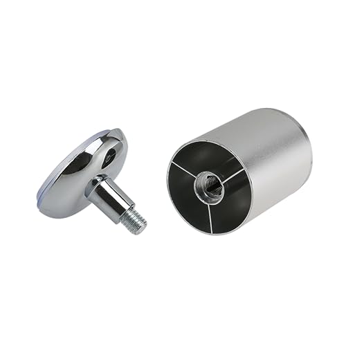 Lurrose 4 Stück Verstellbare Möbelbeine Runde Möbelfüße Einstellbar Richtmaschinen Runde Möbelbeine Rostfreie Möbelbeine Verstellbare Möbelfüße Silver von Lurrose