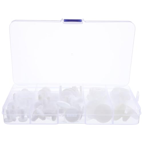 Lurrose 45 Stück Sicherheitsgelenke aus Kunststoff für die Herstellung von DIY-Bären und Puppen. Bewegliche und Flexible Gelenke für Stofftiere. DIY-Bastelzubehör von Lurrose