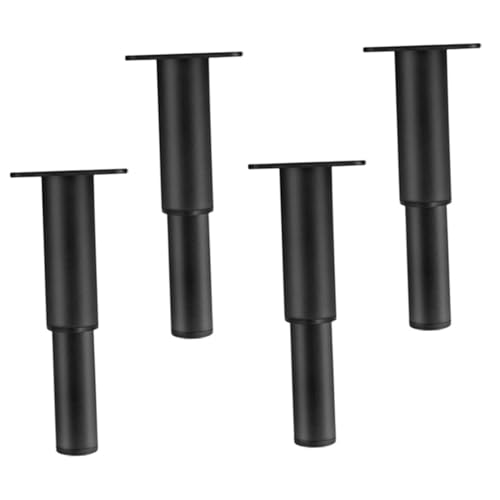 Lurrose 4Stücke Verstellbare Metallmöbelbeine Höhenverstellbar Robuste Tischbeine für Couchtische und Sofas Moderne Möbelbeine für Stabilen Halt von Lurrose