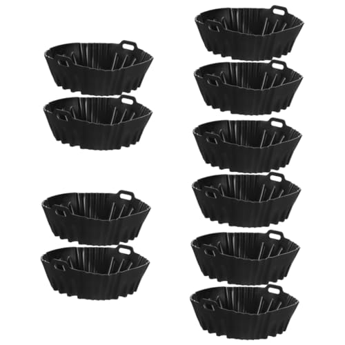 Lurrose 5 Sätze Silikon Backform Für Heißluftfritteuse Wiederverwendbare Silikon Backbleche Antihaft Für Heißluftfritteuse Küchen Zubehör 2 Stück * 5 von Lurrose