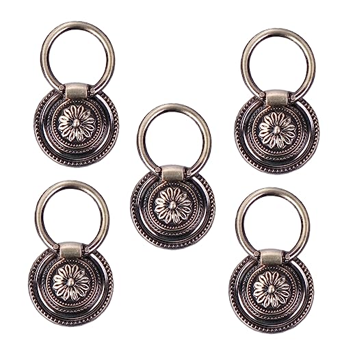 Lurrose 5 Stück Vintage Schubladengriffe Runde Möbelknöpfe 37mm Durchmesser Grüne Bronze Für Schrank Und Kommode Vielseitig Einsetzbar von Lurrose