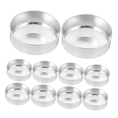 Lurrose 50stücke Aluminium Teelichthalter Robuste Langlebige Kerzenhalter Aus Aluminium Für Kerzen Vielseitig Einsetzbar Für Feste Romantische Abende Und Zuhause von Lurrose