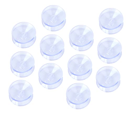 Lurrose 50 Stück Anti Rutsch Glaspads Für Küche Dusche Saugnapf Badezimmer Verhindert Das Verrutschen Von Gläsern Schreibtisch Hält Glas Doppelt Klebende Glassauger Pads Glassauger von Lurrose